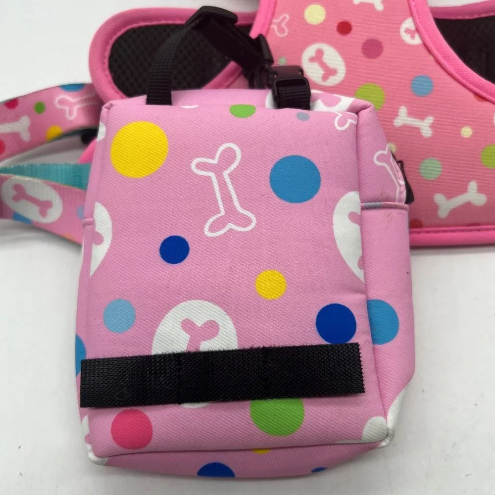 No Pull Dog Harness With Pouch XL Pink Midepot Adjustable NWOT